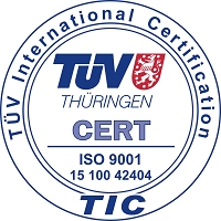 TÜV-Zertifikat Logo Jenaer Messtechnik GmbH